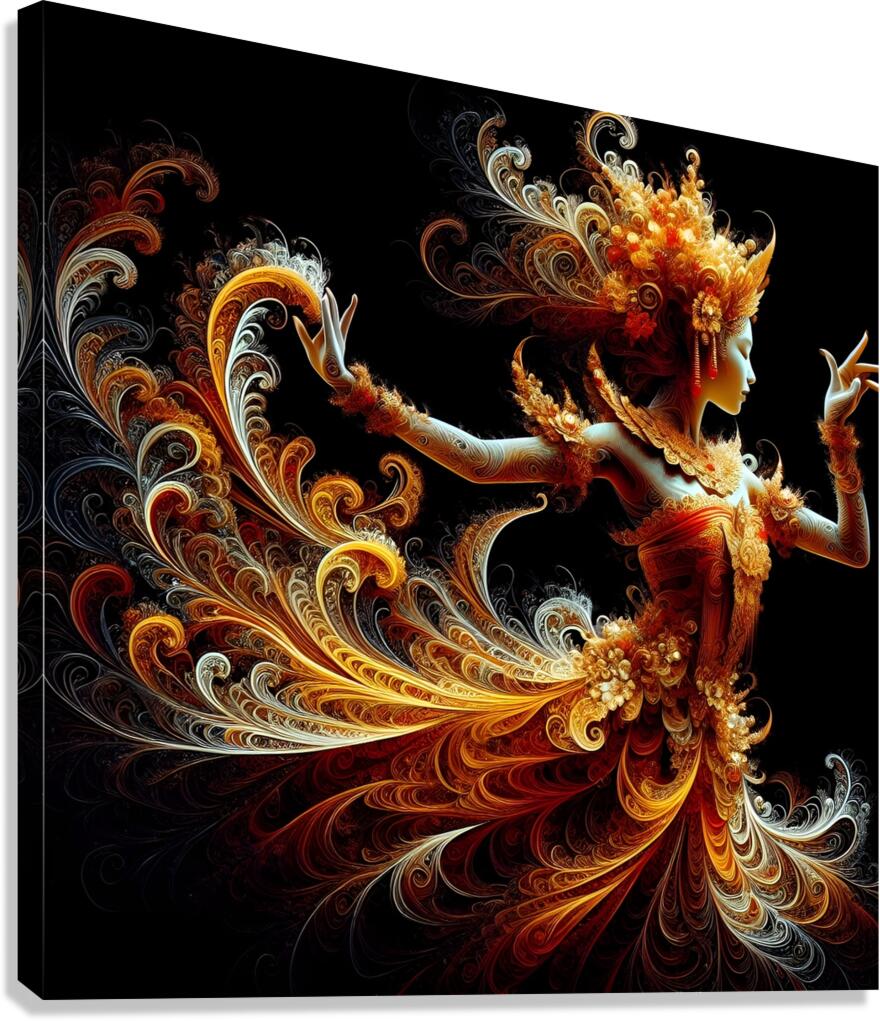 Balinese Dancer Canvas Print