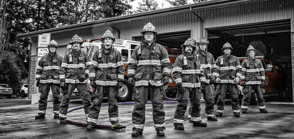 Bellevue Fire Station 2 C Bit of Color by Steve