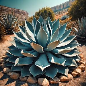 Agave ai art Debra Amerson Deeper Green Horizons