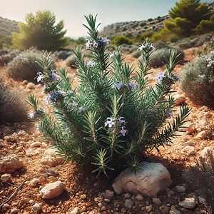 Rosemary ai art Debra Amerson Deeper Green Horizo