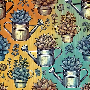 ai art Debra Amerson Deeper Green Horizons