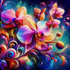 ai artist debra amerson plant artistry abstract p