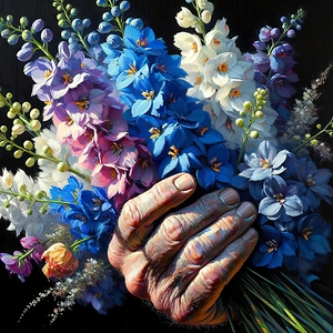 ai artist debra amerson plant artistry blue delph