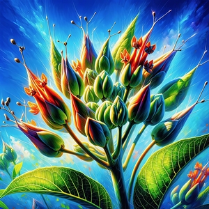 ai artist debra amerson plant artistry flower bud