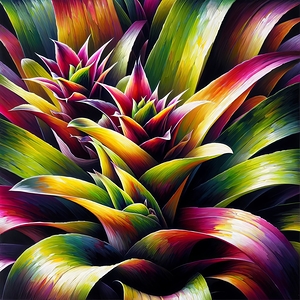 ai artist debra amerson plant artistry guzmania b