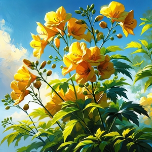 ai artist debra amerson plant artistry mustard we