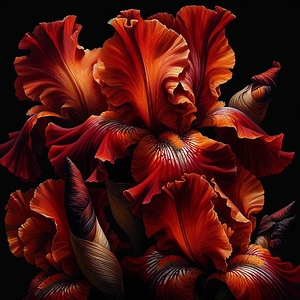 ai artist debra amerson plant artistry rusty red