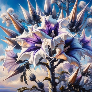 ai artist debra amerson plant artistry soft white