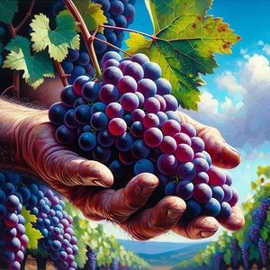 ai artist debra amerson plant artistry wine grape