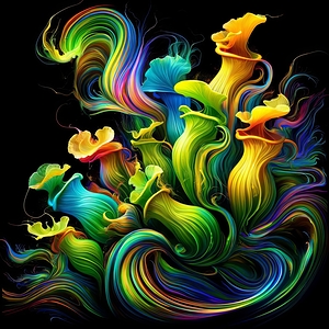 ai artist debra amerson plant artistryabstract pi