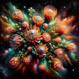 ai artist debra amerson plant artistryorange prot