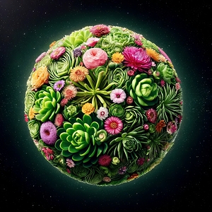 ai artist debra amerson plant artistrysucculent p