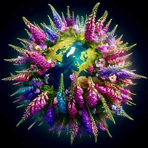 ai artist debra amerson plant artistrywild echium