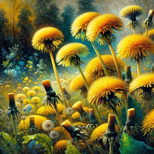 ai artist debra amerson plant artistryyellow dand
