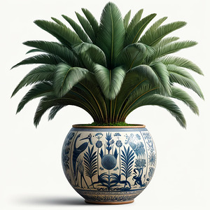 blue ceramic portugese art