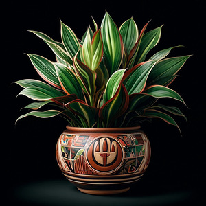 guatamalan nature pot