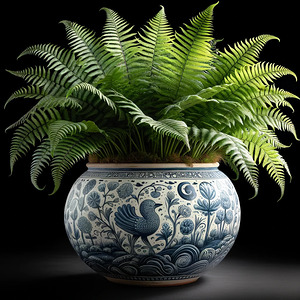 portugese art pot