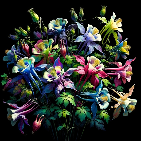 ai artist debra amerson plant artistry culombine Print