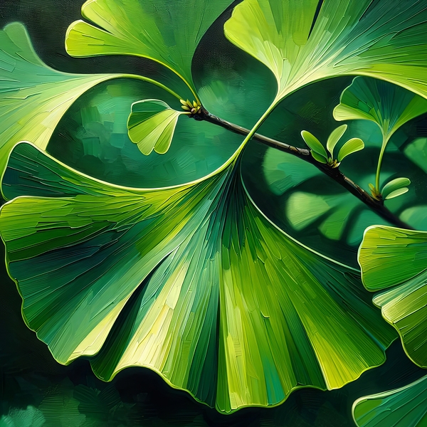 ai artist debra amerson plant artistry green gink Print