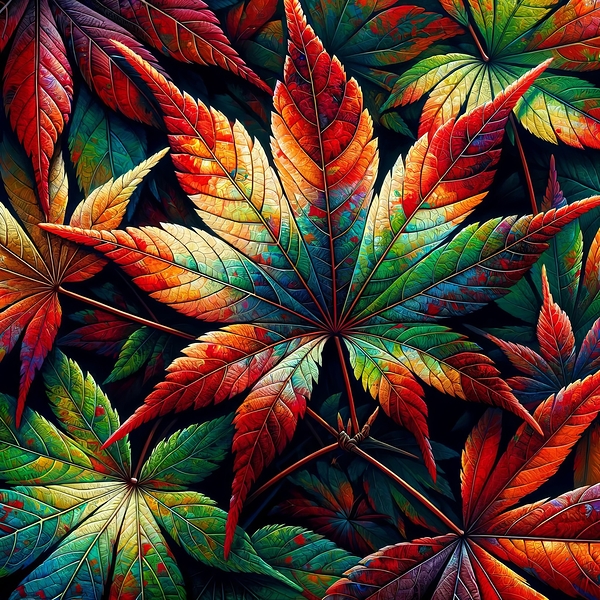 ai artist debra amerson plant artistry japanese m Print