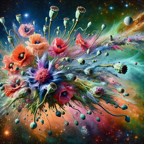 ai artist debra amerson plant artistrybreezy popp Print