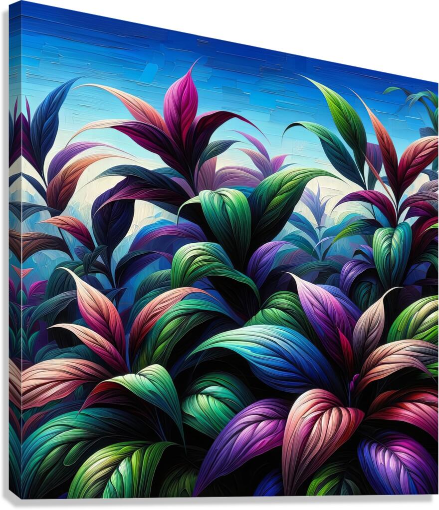 ai artist debra amerson plant artistry abstract p 1717677679.6946 Canvas Print