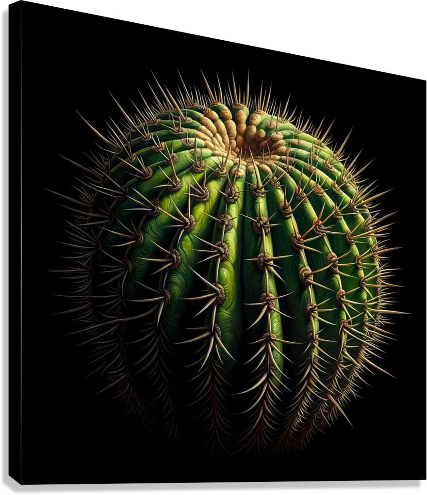 ai artist debra amerson plant artistry barrel cac Canvas Print