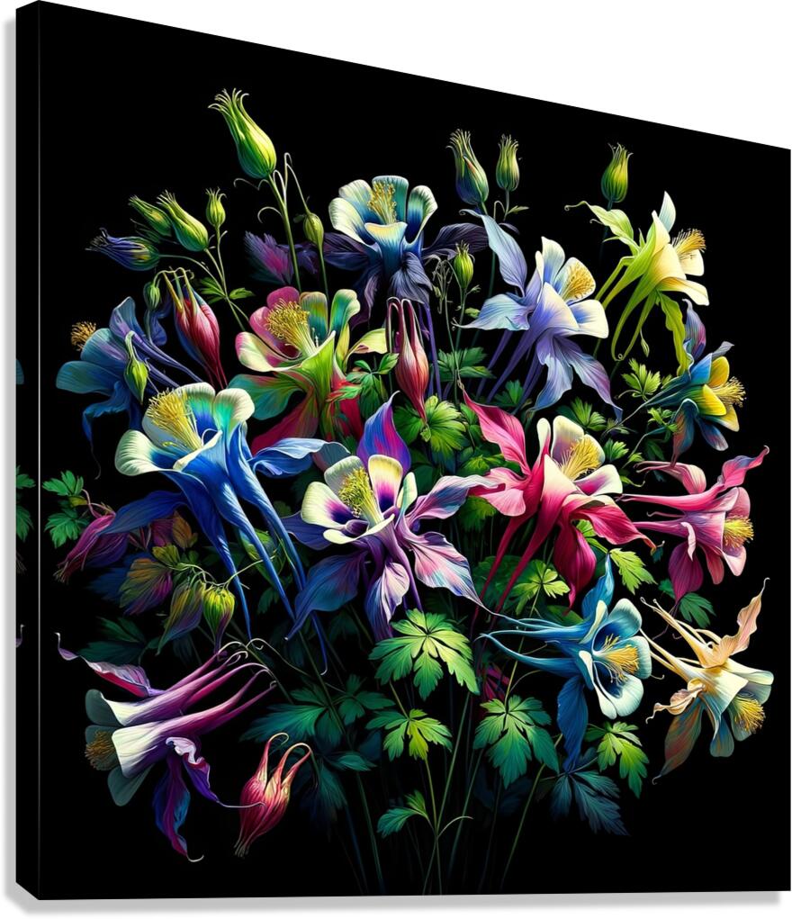 ai artist debra amerson plant artistry culombine Canvas Print