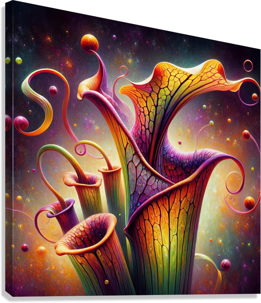 ai artist debra amerson plant artistry pitcher pl Canvas Print