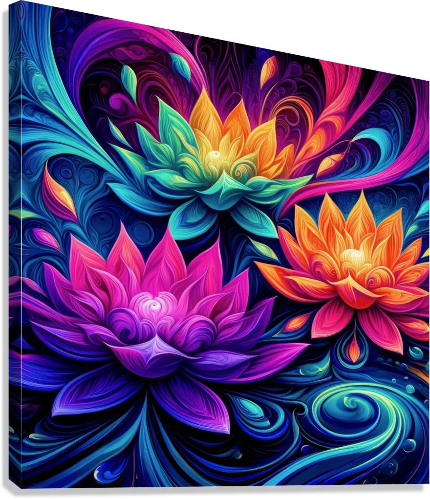 ai plant artistry copyright 2024 debra amersonf a Canvas Print