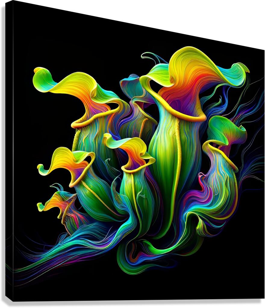 ai artist debra amerson plant artistry870b6438 a4 Canvas Print