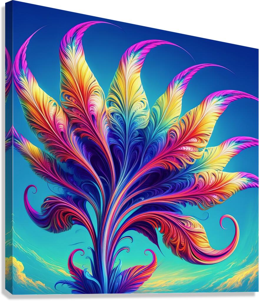 ai artist debra amerson plant artistry74c7738c a5 Canvas Print