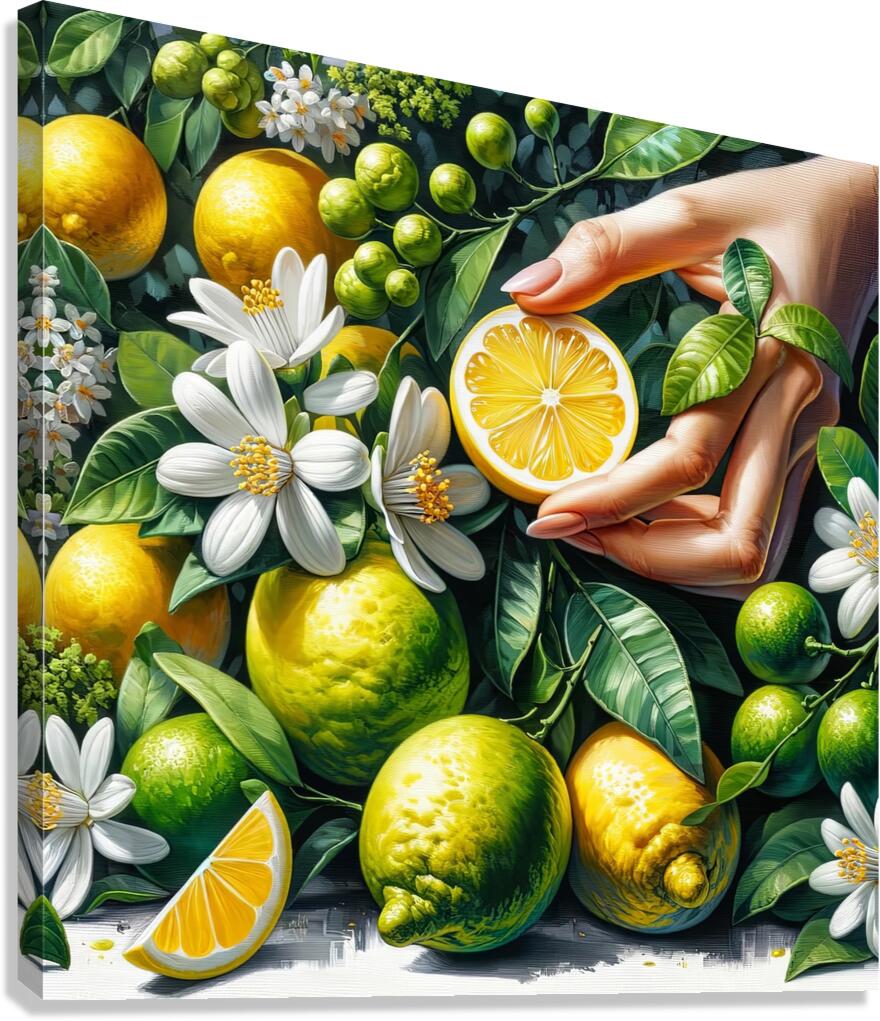 ai artist debra amerson plant artistry picking or Canvas Print