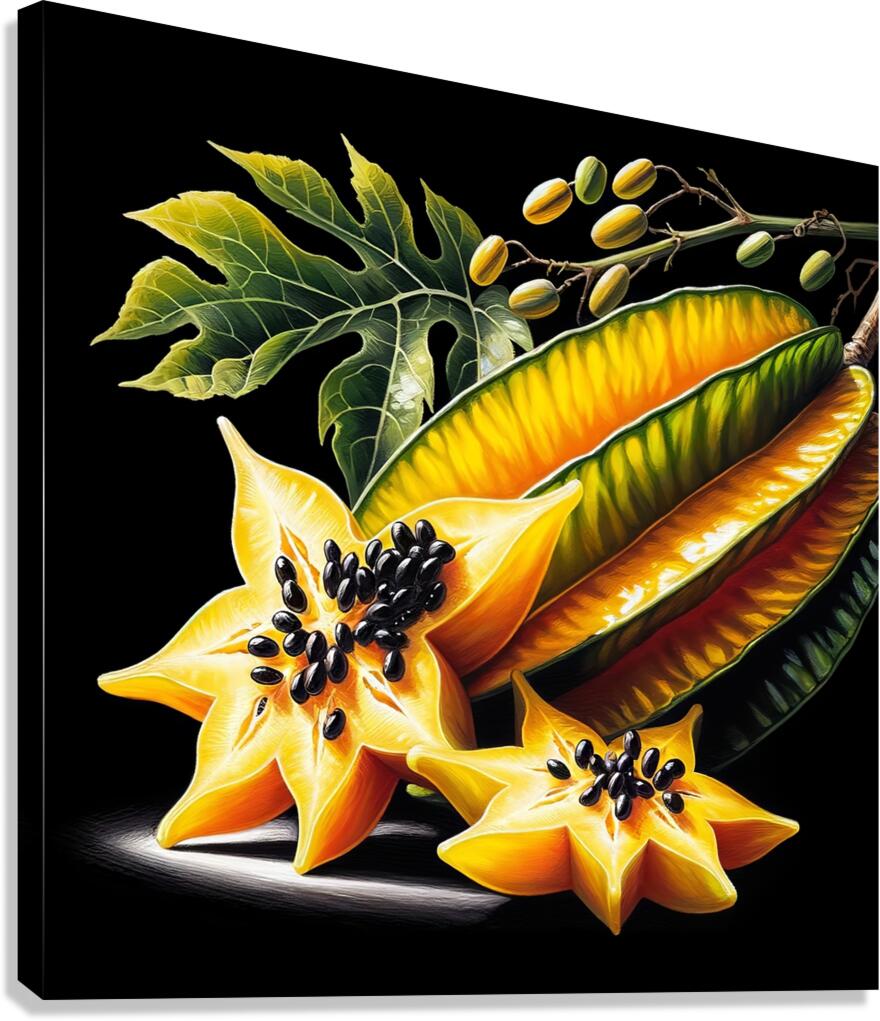 ai artist debra amerson plant artistrystar fruit Canvas Print