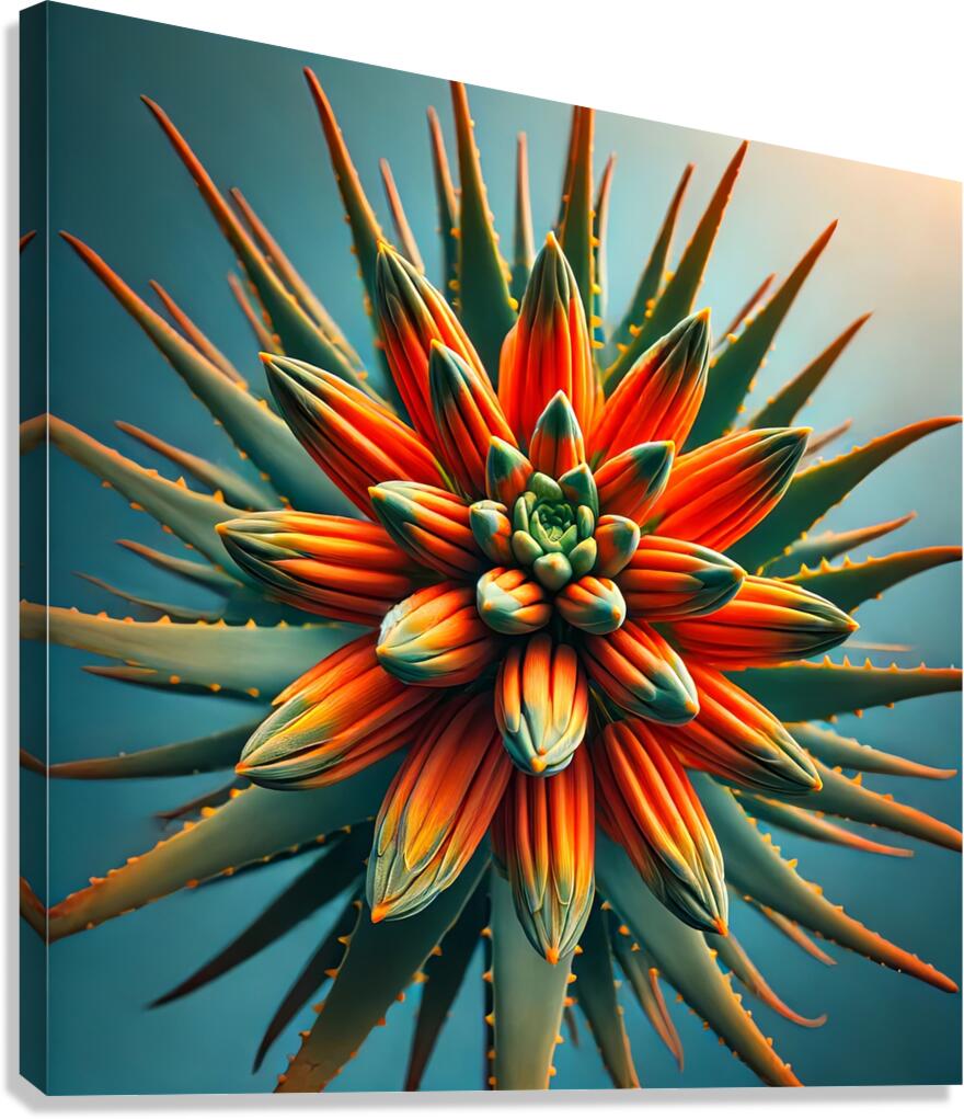 wall art by ai artist debra amerson deeper green  1718631679.8106 Canvas Print