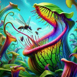 ai artist debra amerson carnivore fly eater copyr