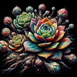 ai artist debra amerson plant artistry abstract h