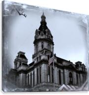 Courthouse awesome 2 Canvas Print
