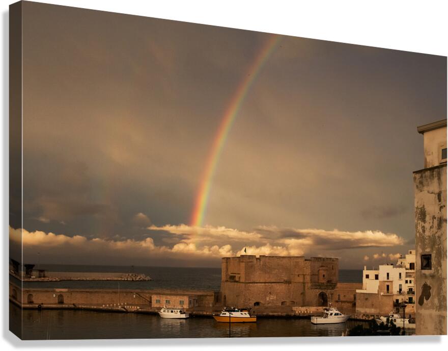 Rainbow Harbor Canvas Print