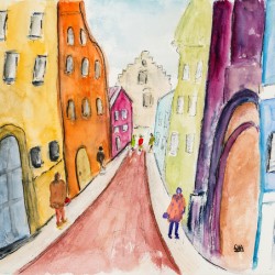Coppenhagen Street Abstract