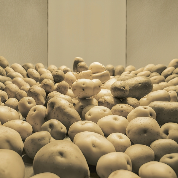 A close up view of multiple potatoes 3 by IonelGherman