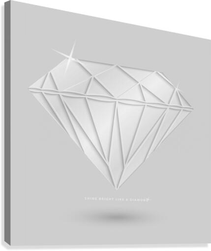 diamond Canvas Print