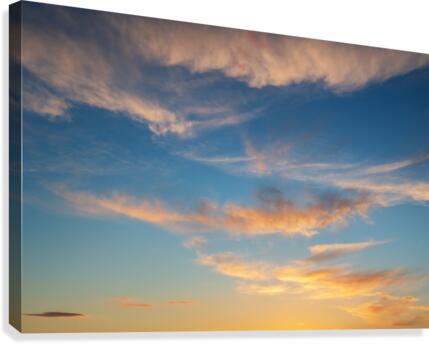 Sunset sky Canvas Print