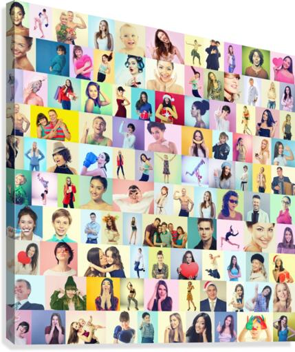 People Canvas Print