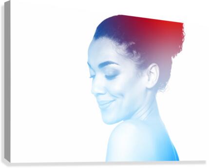 Pink-blue Canvas Print