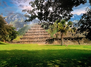 Ancient Mayan Pyramid