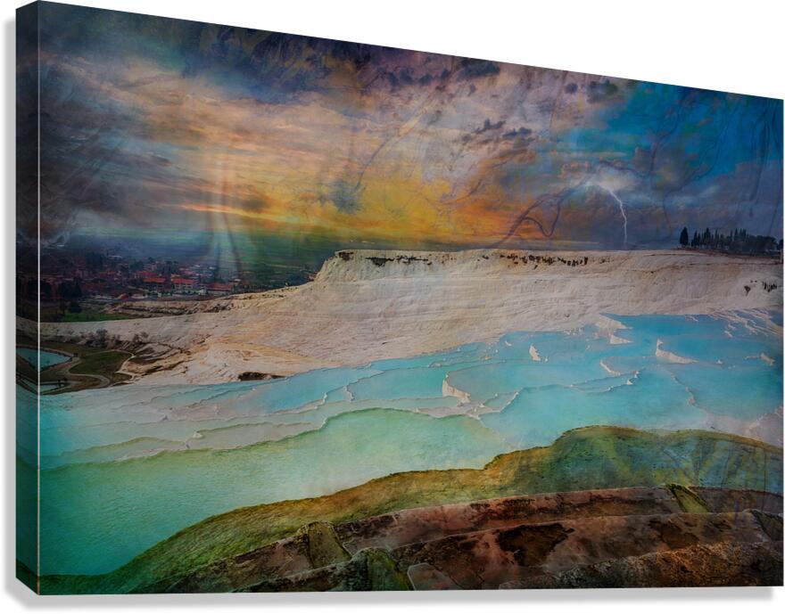 Pamukale Turkey Canvas Print