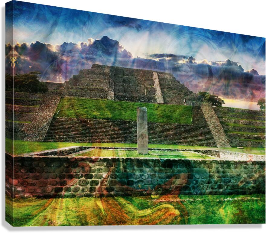 Mayan Pyramid Canvas Print