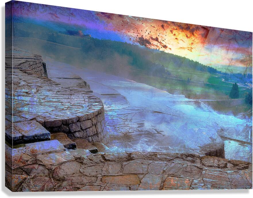 Pamukkale Travertine Canvas Print