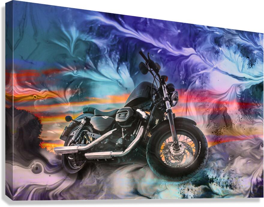 MotorBike Canvas Print